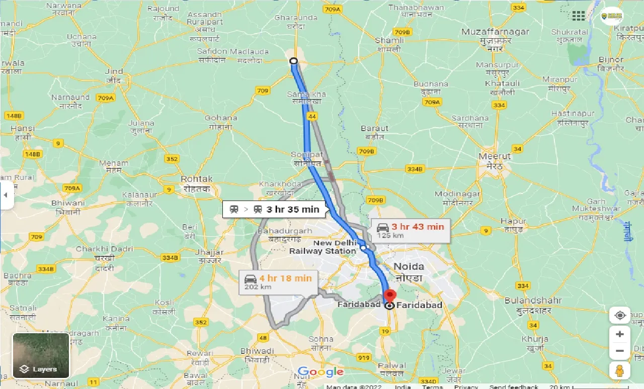 panipat-to-faridabad-taxi