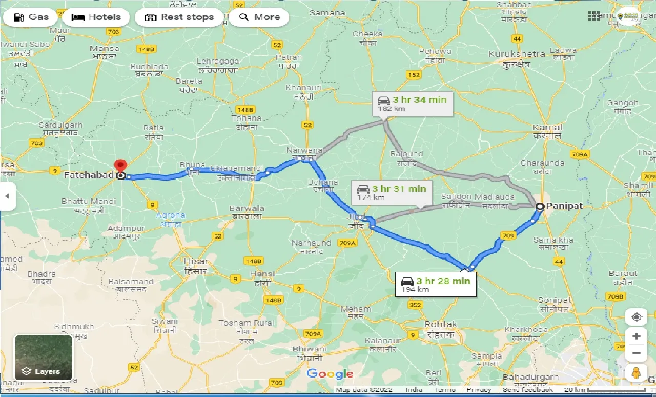 panipat-to-fatehabad-one-way