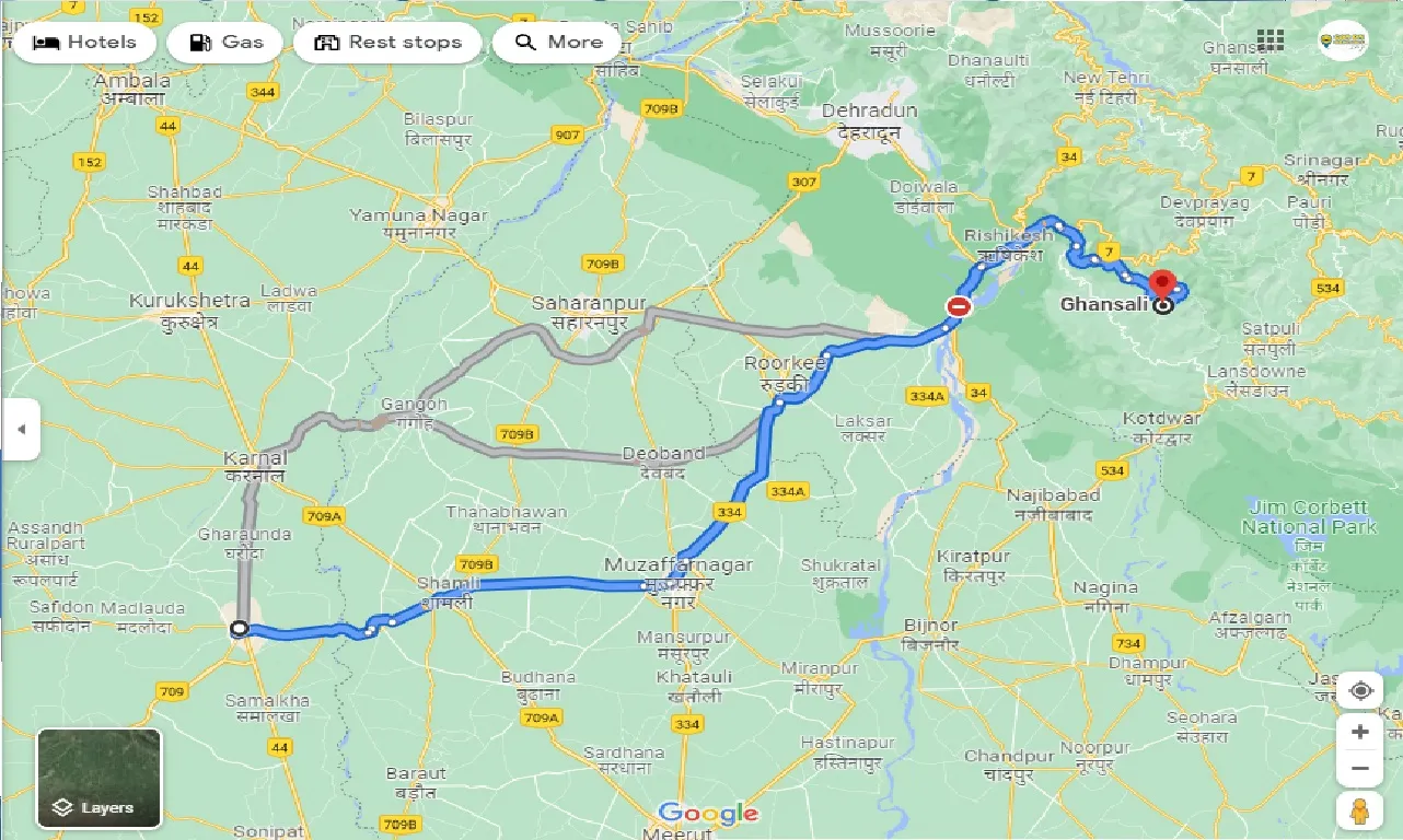 panipat-to-ghansali-one-way