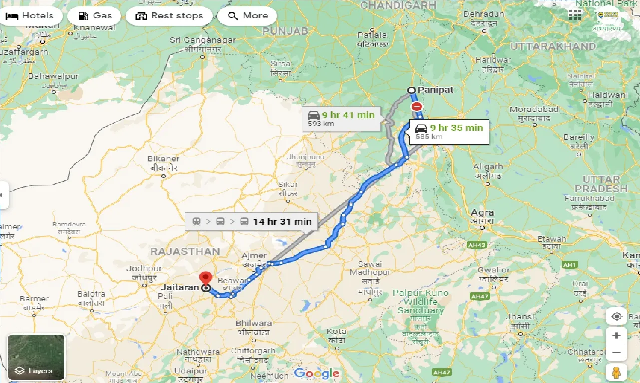 panipat-to-jaitaran-taxi