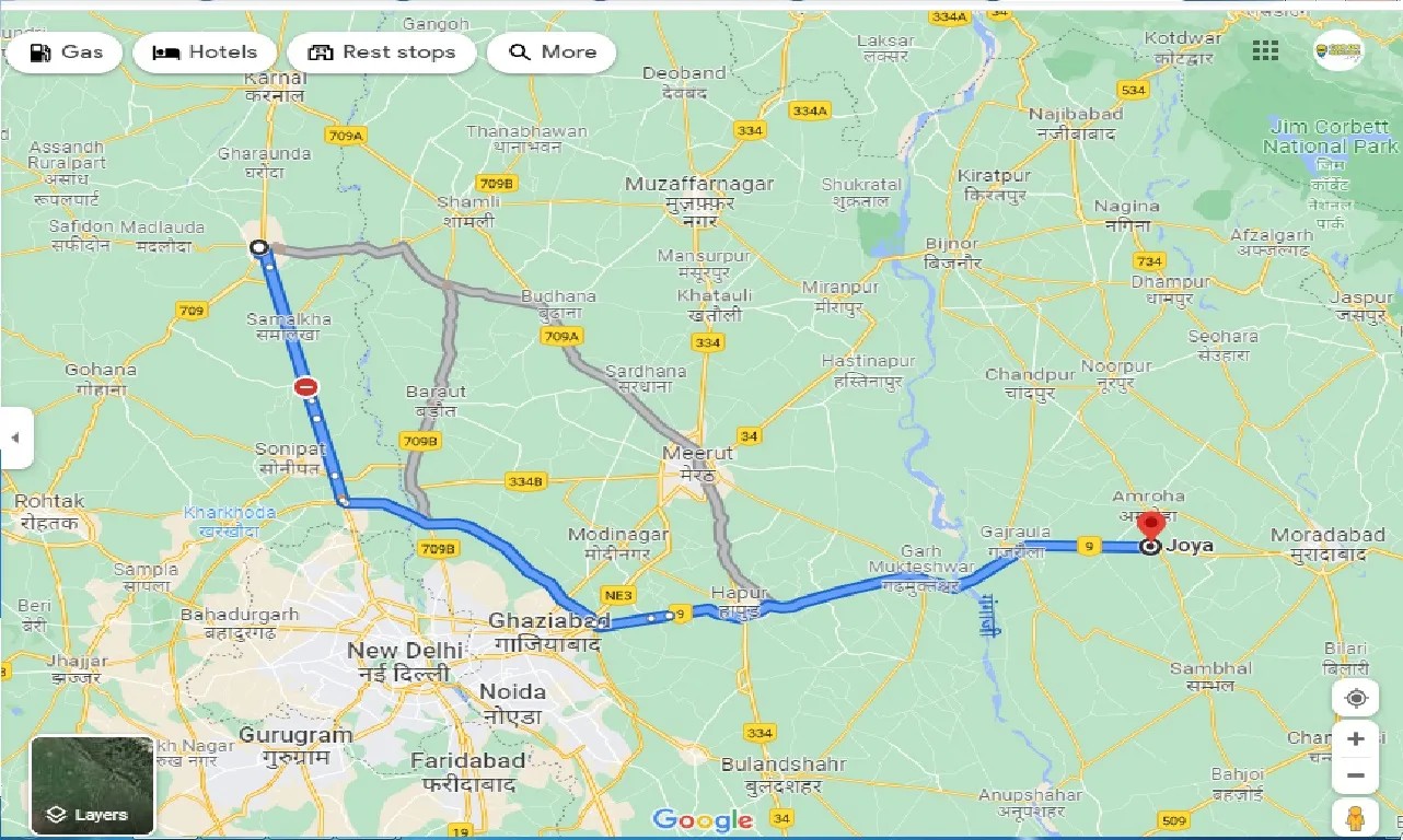 panipat-to-joya-taxi