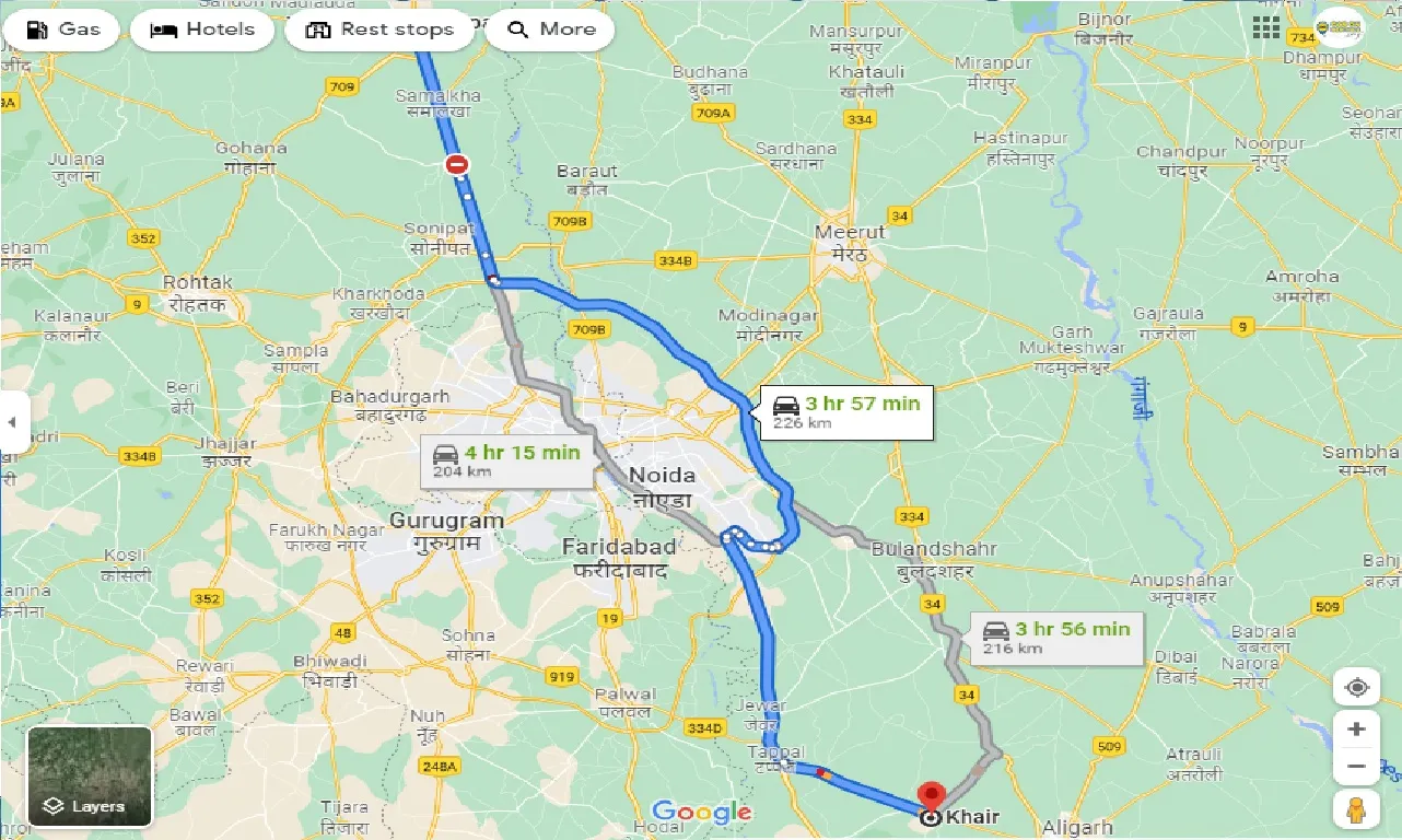 panipat-to-khair-one-way
