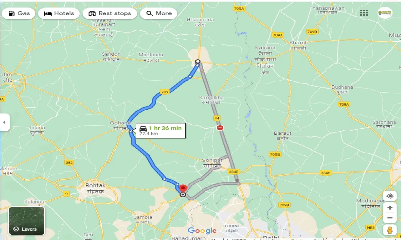 panipat-to-kharkhoda-one-way