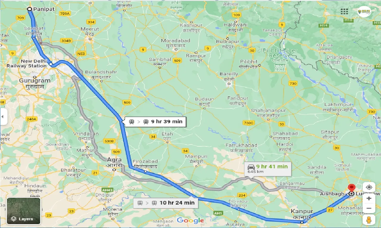 panipat-to-lucknow-one-way
