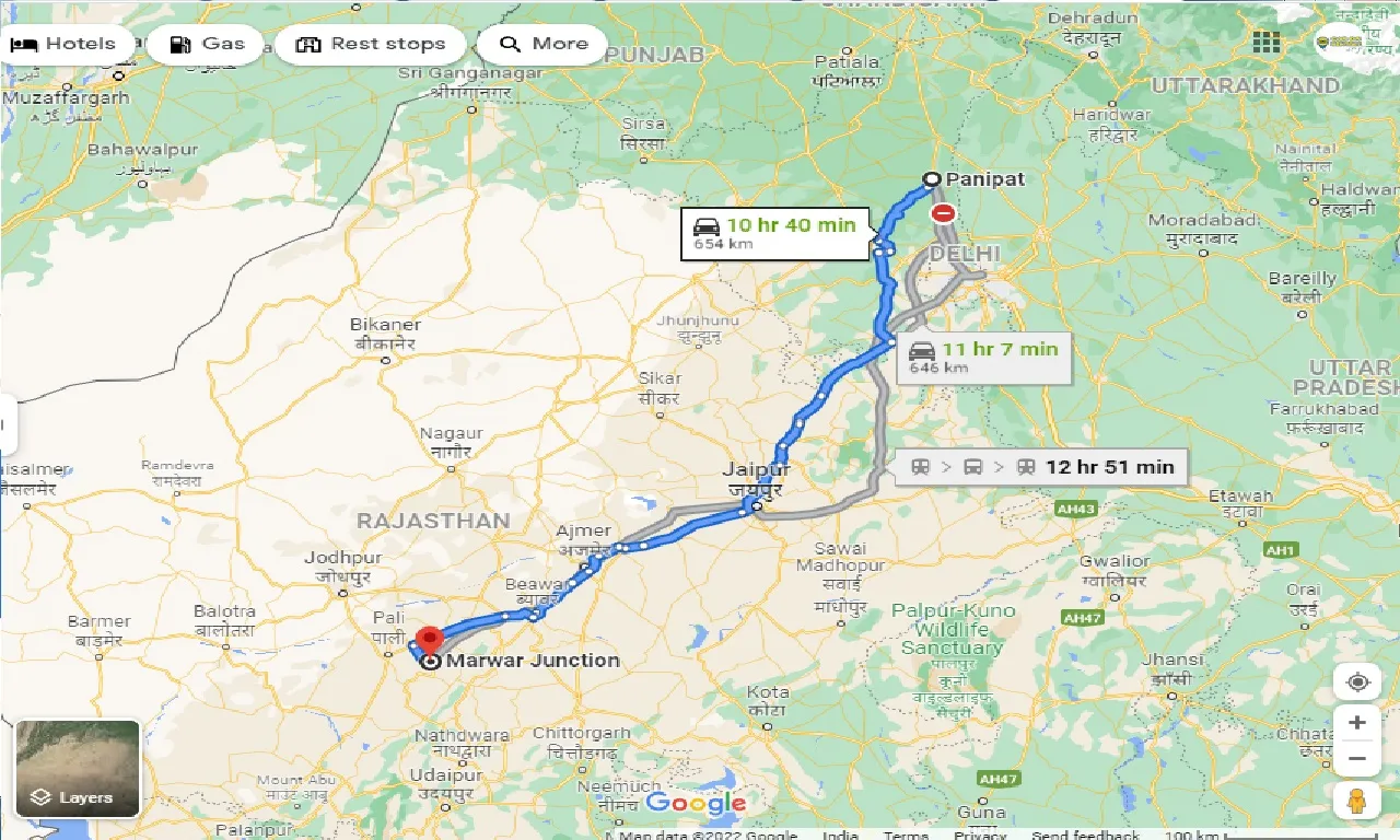 panipat-to-marwar-junction-taxi