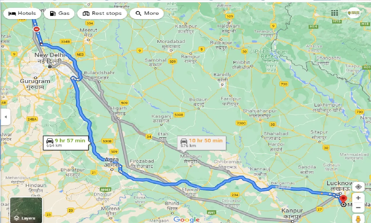panipat-to-mohanlalganj-one-way