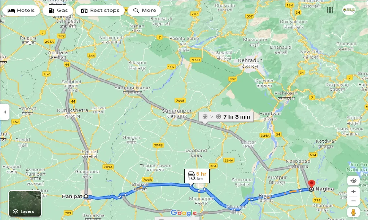 panipat-to-nagina-one-way