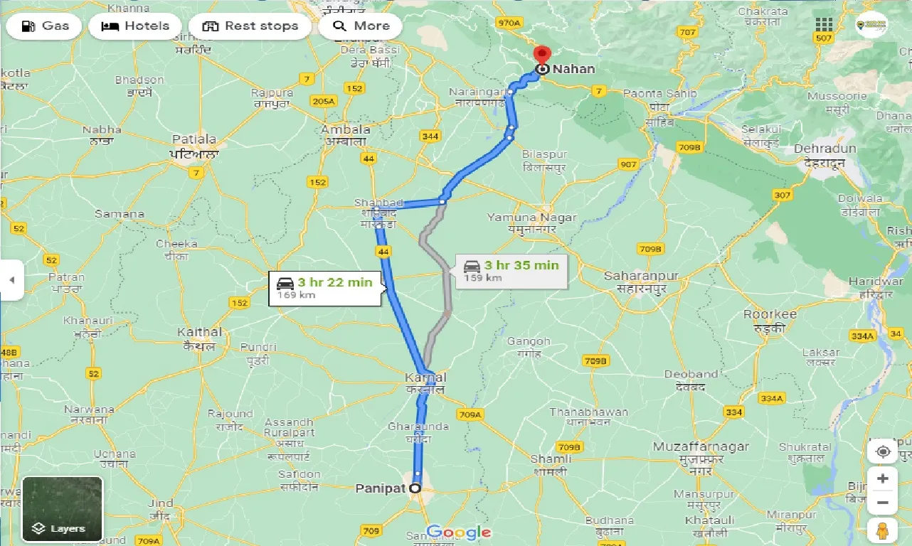 panipat-to-nahan-one-way