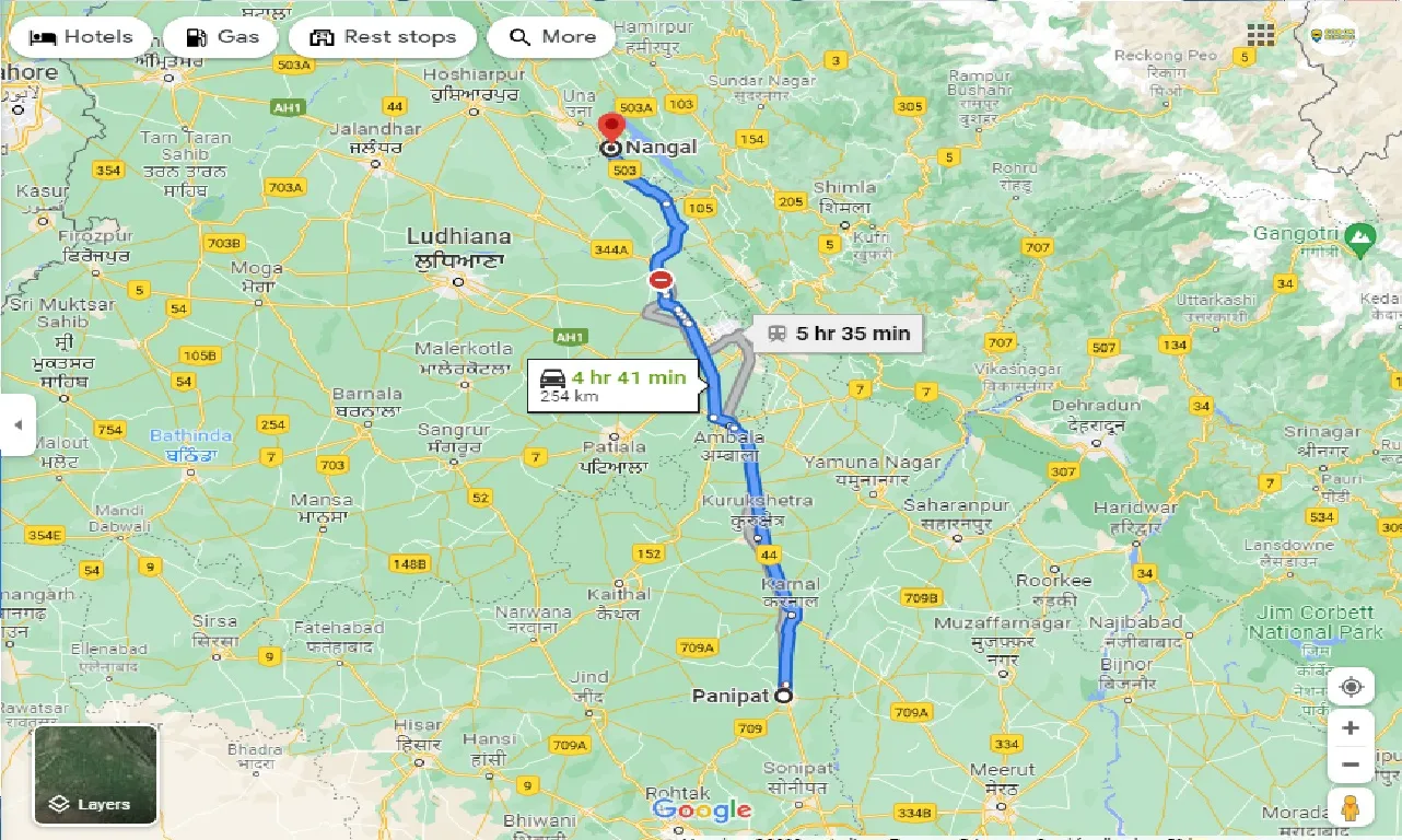 panipat-to-nangal-one-way