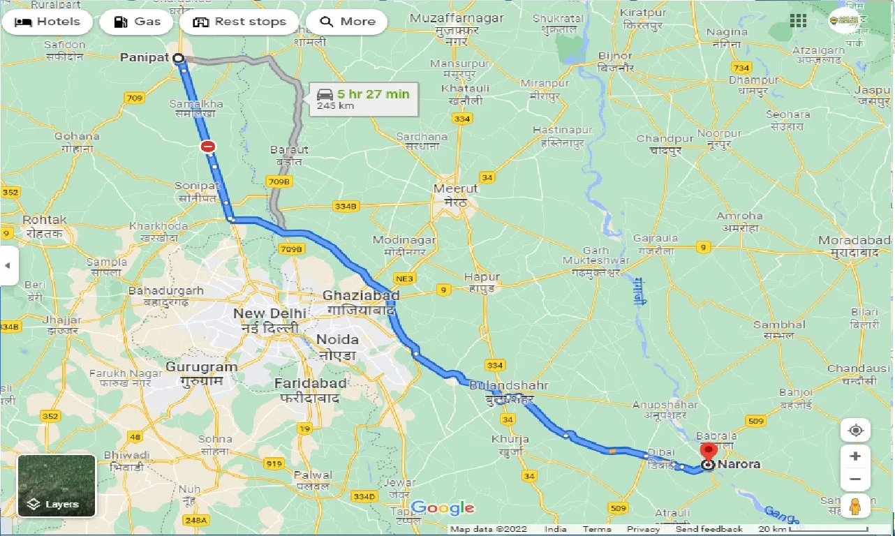 panipat-to-narora-one-way