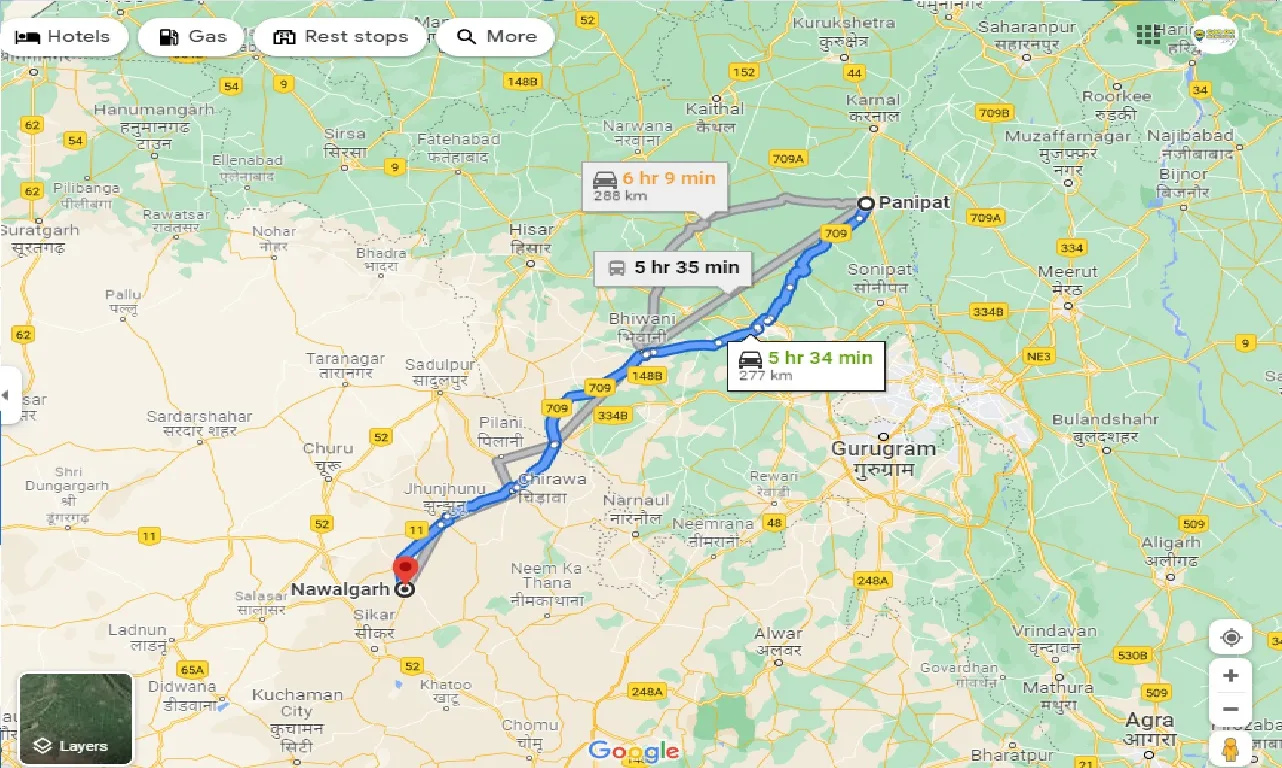 panipat-to-nawalgarh-taxi