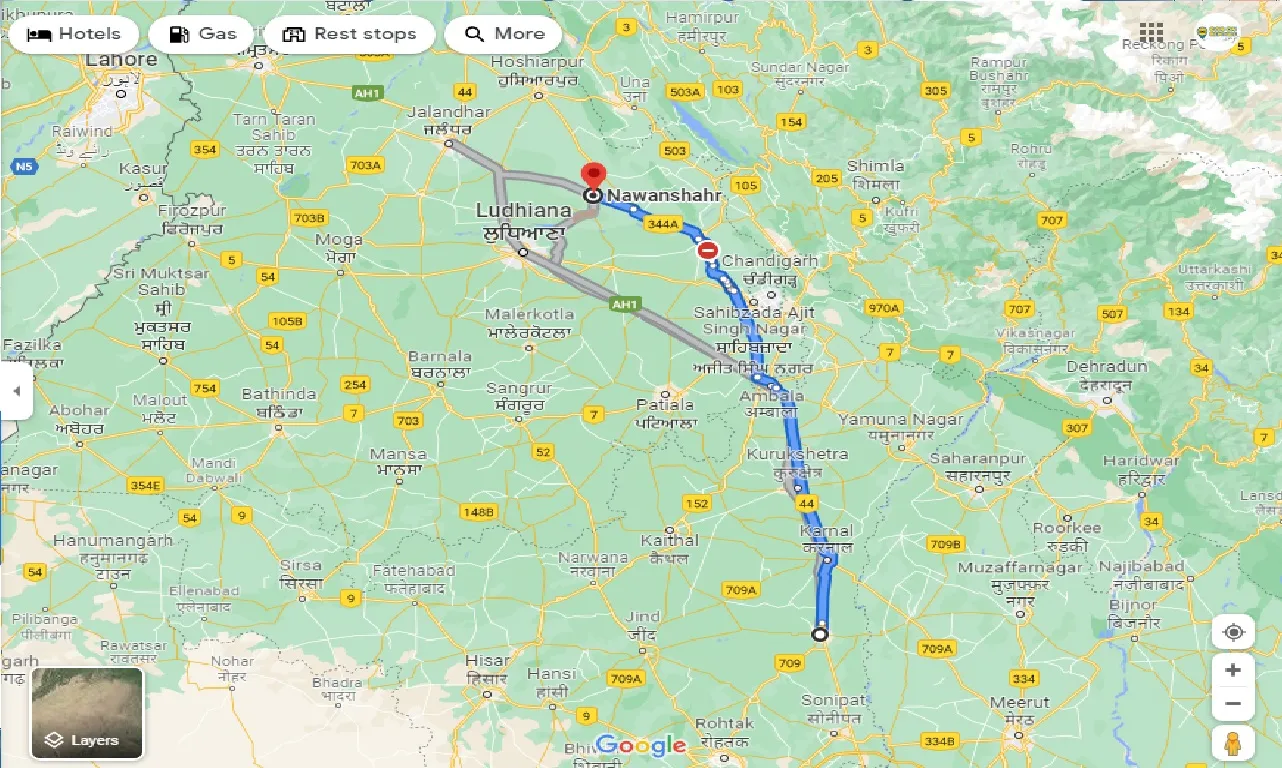 panipat-to-nawanshahr-one-way