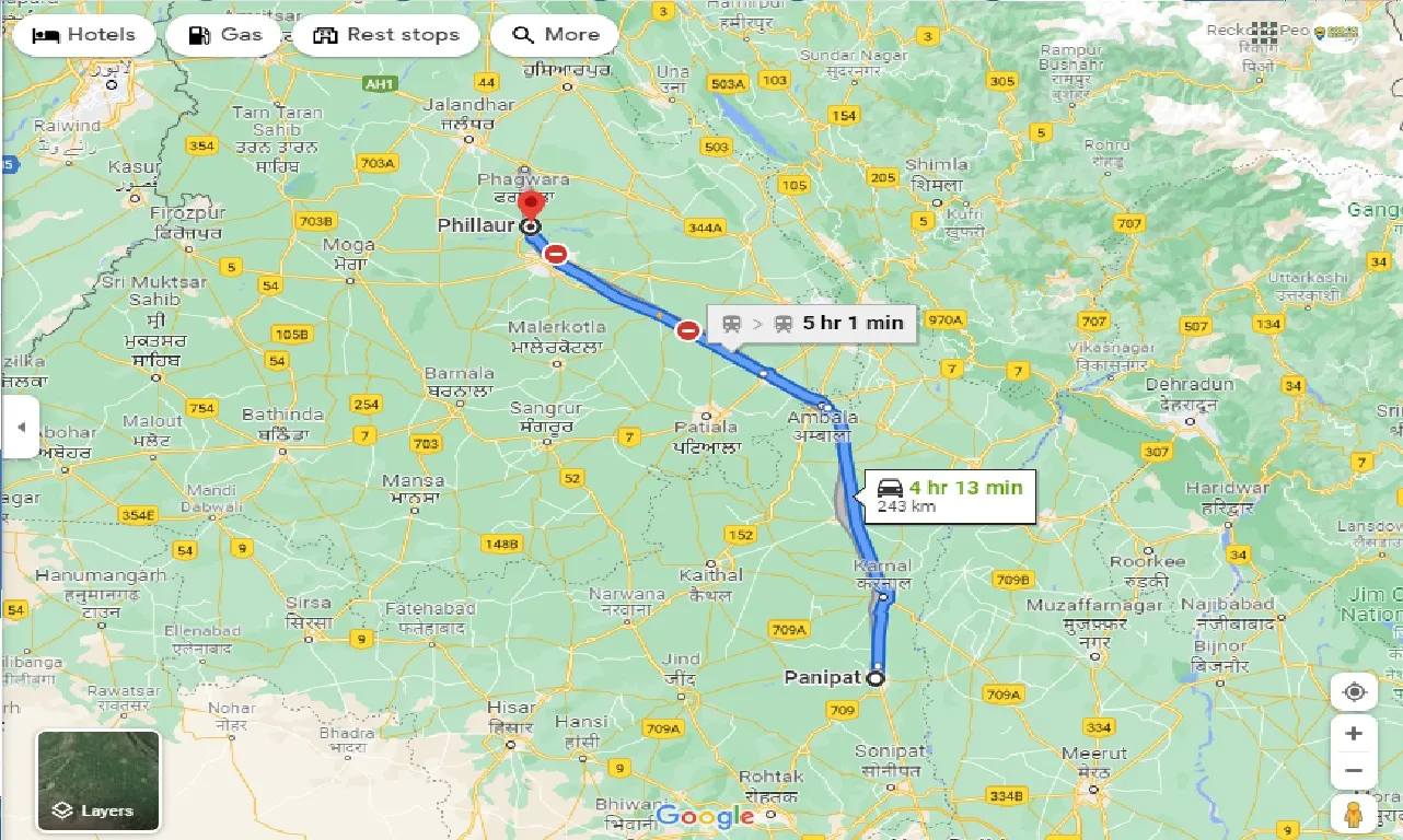 panipat-to-phillaur-taxi