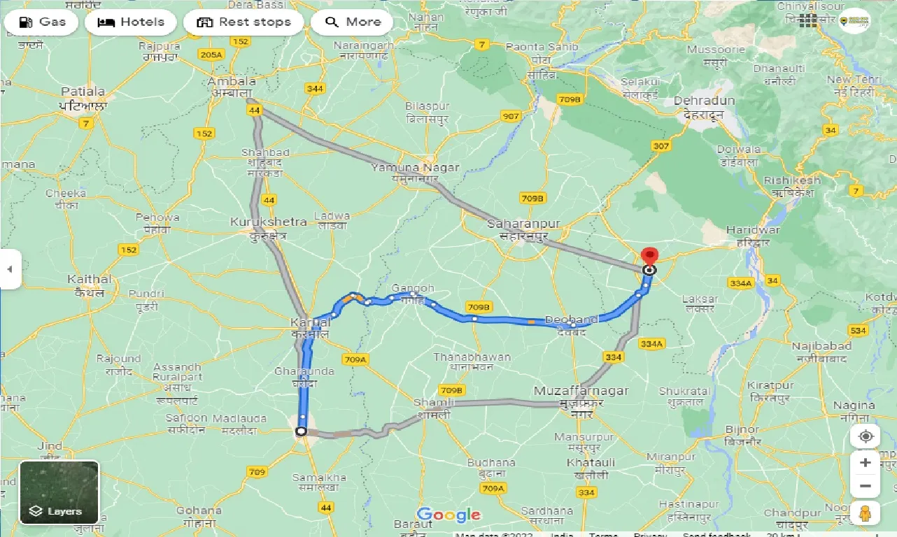 panipat-to-roorkee-one-way