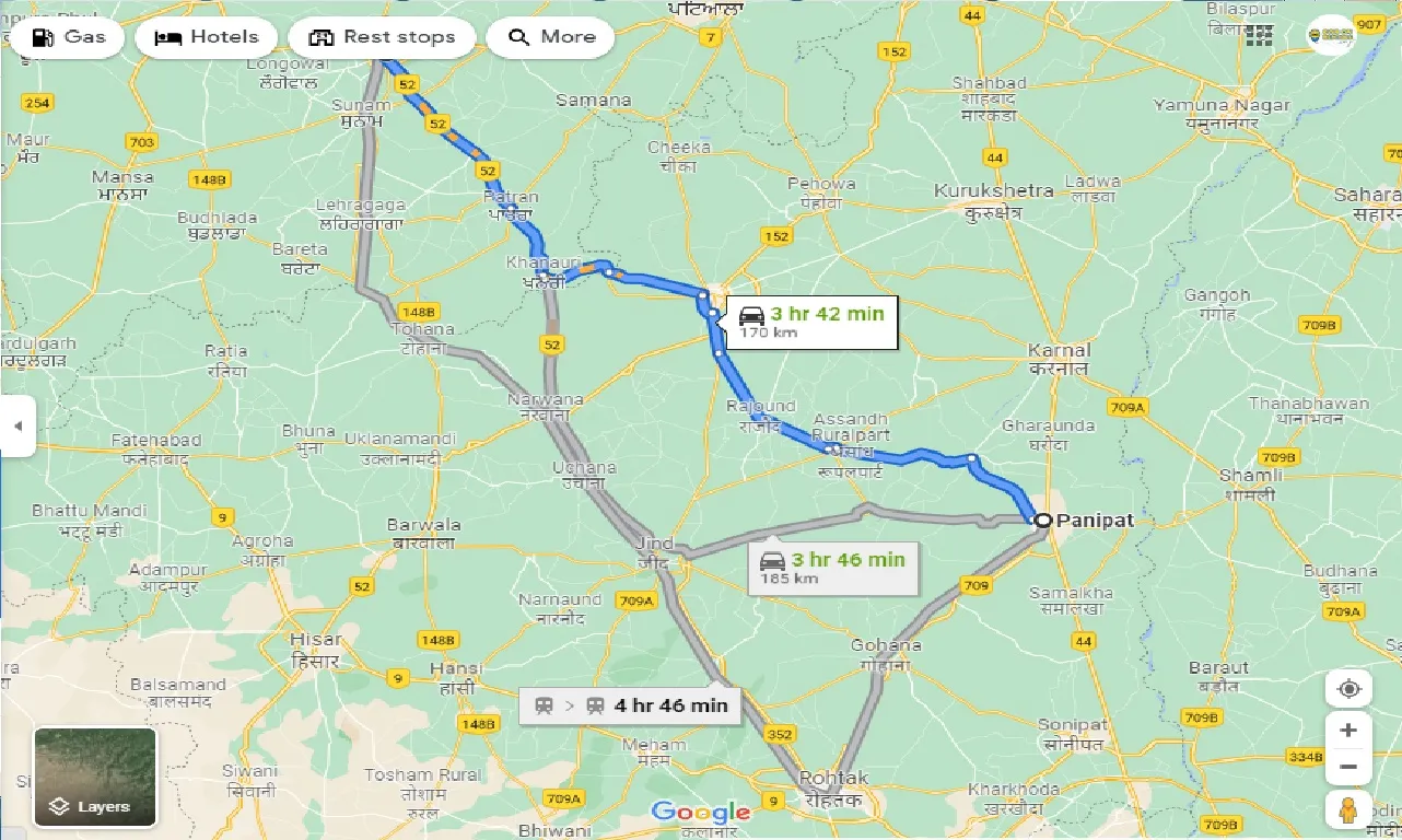 panipat-to-sangrur-taxi