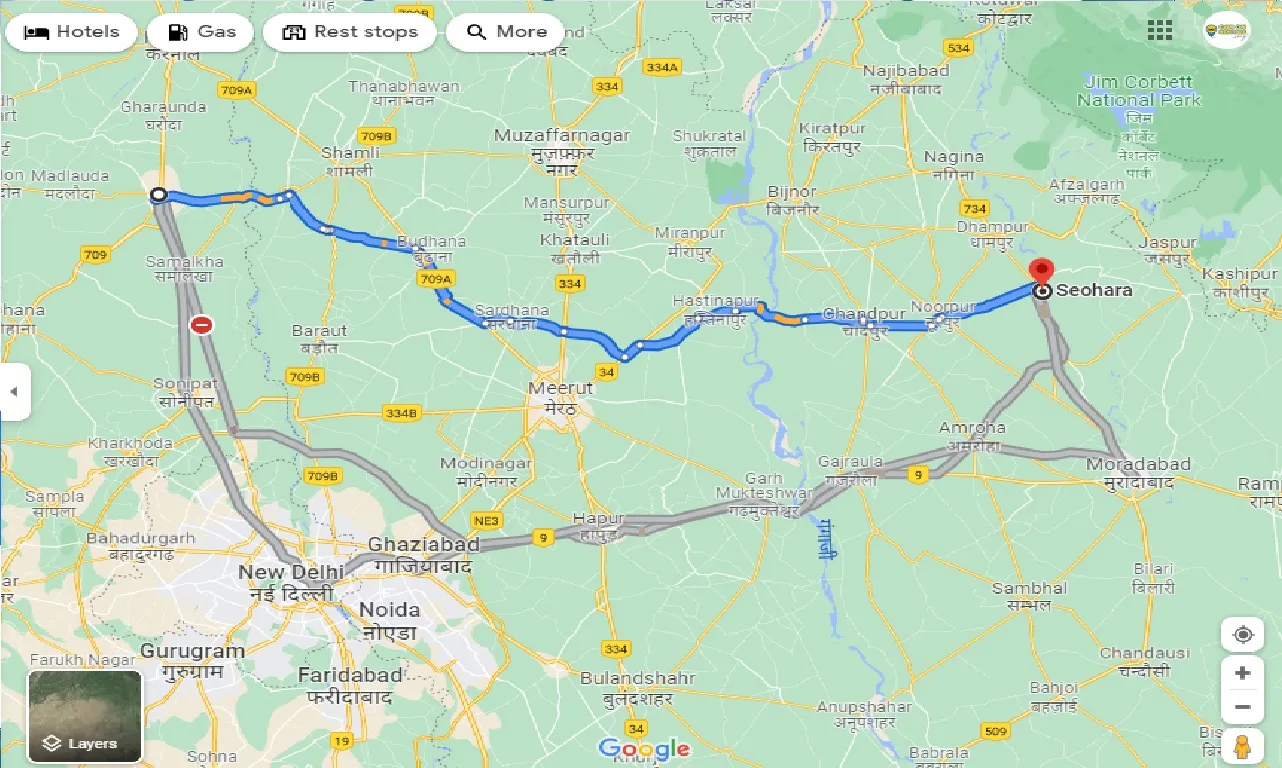 panipat-to-seohara-taxi
