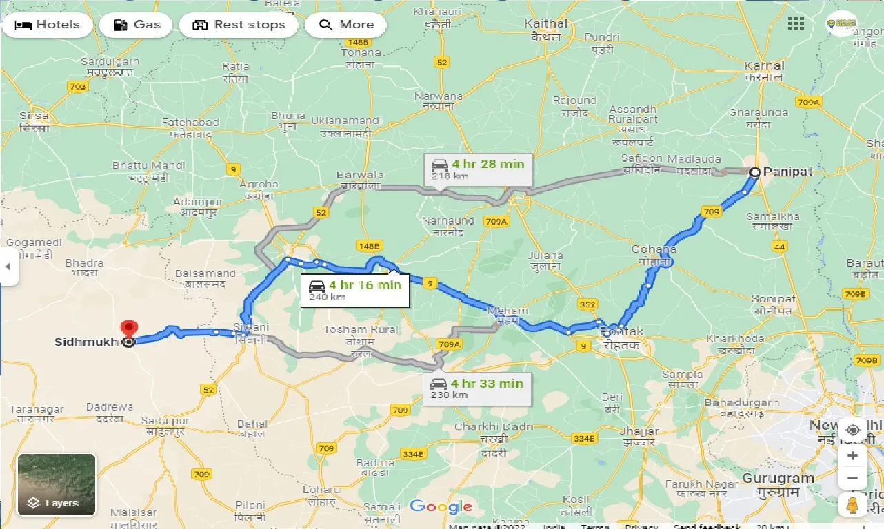 panipat-to-sidhmukh-taxi