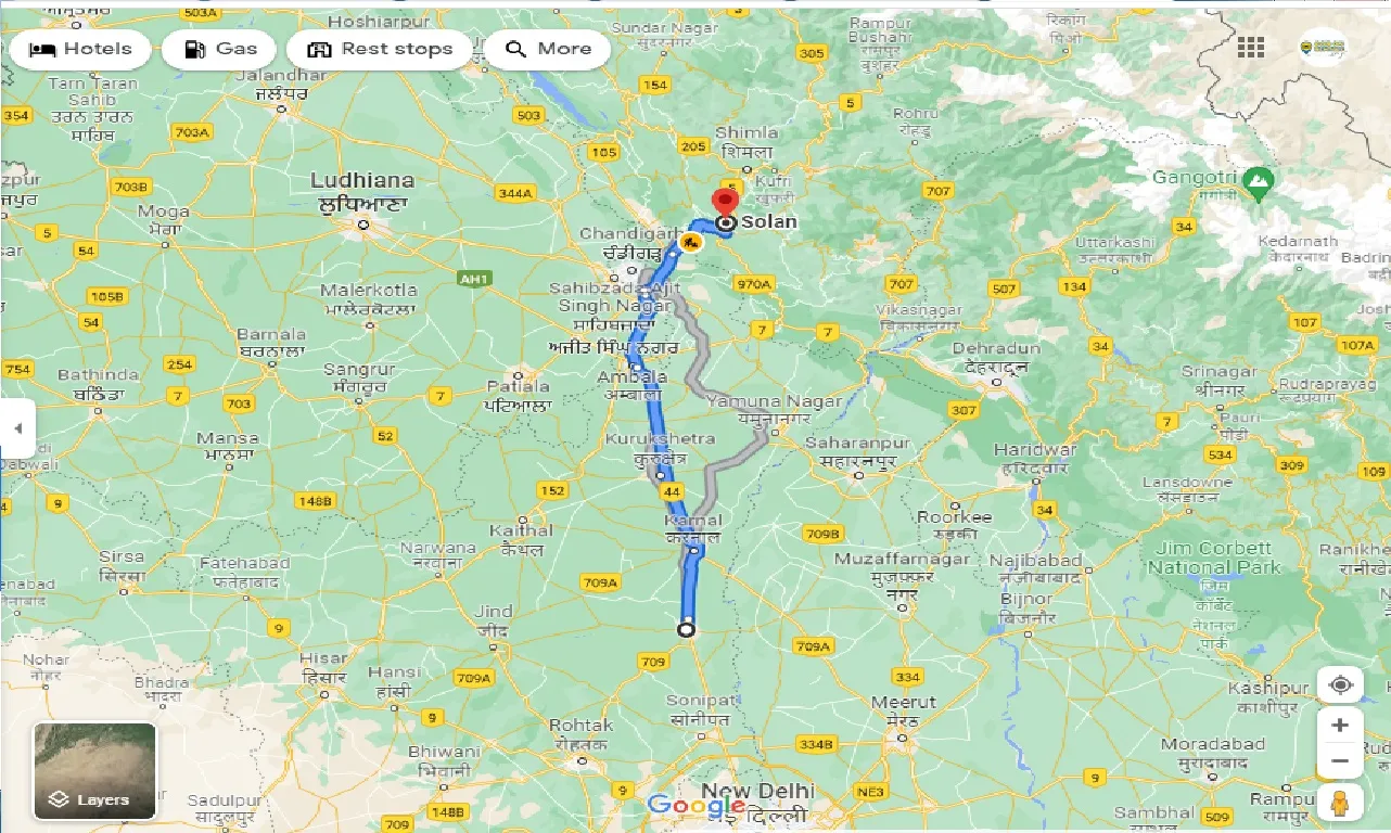 panipat-to-solan-one-way