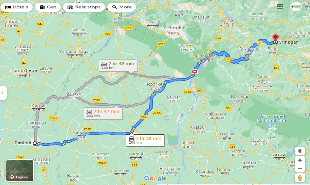 panipat-to-srinagar-uk-one-way