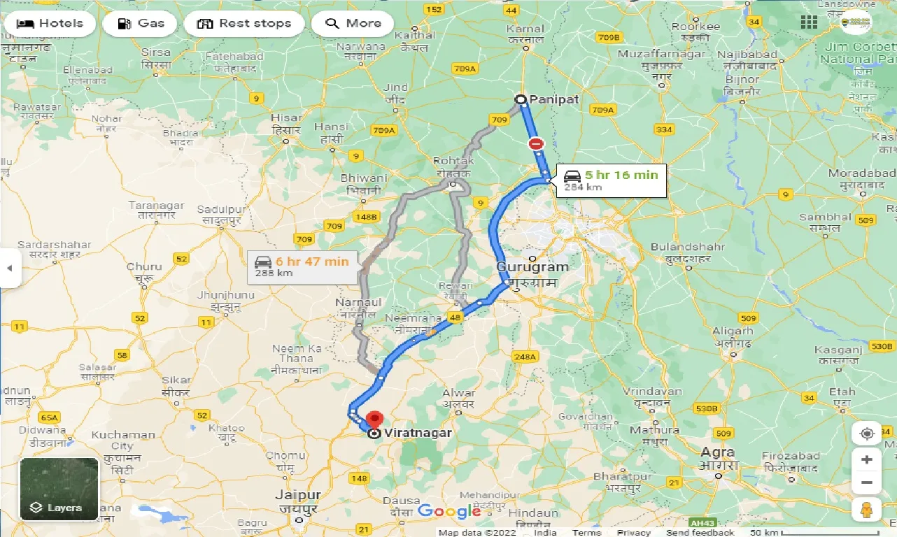 panipat-to-viratnagar-one-way