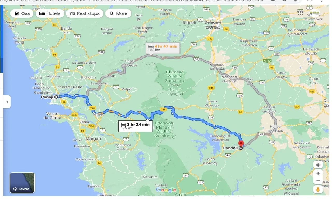 panjim-to-dandeli-round-trip