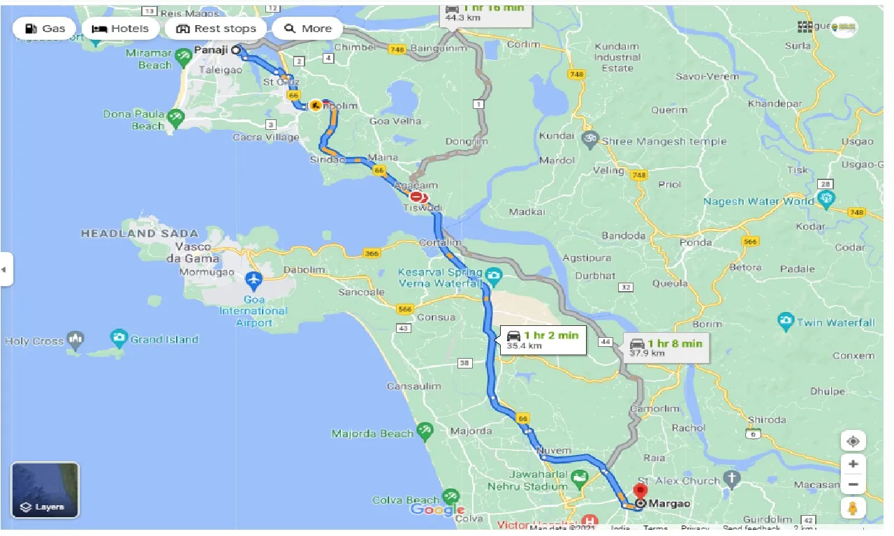 panjim-to-margao-round-trip