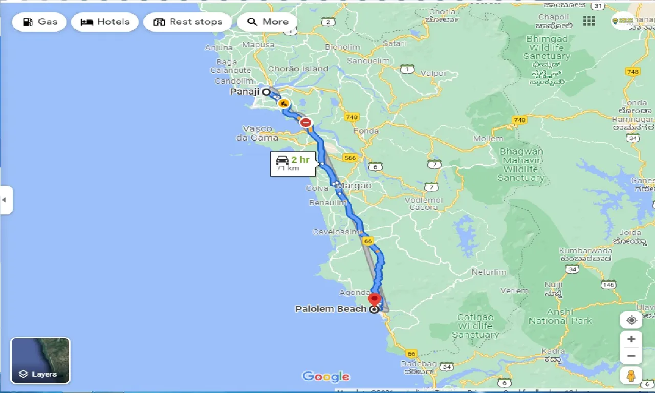 panjim-to-palolem-round-trip