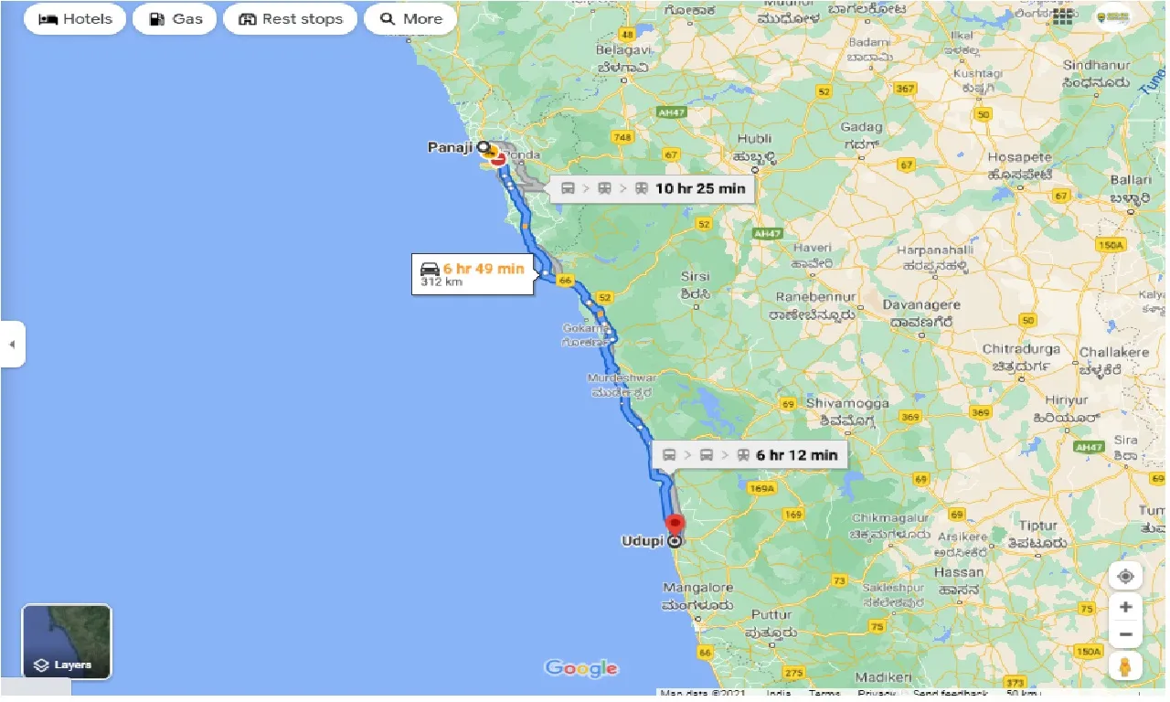panjim-to-udupi-one-way