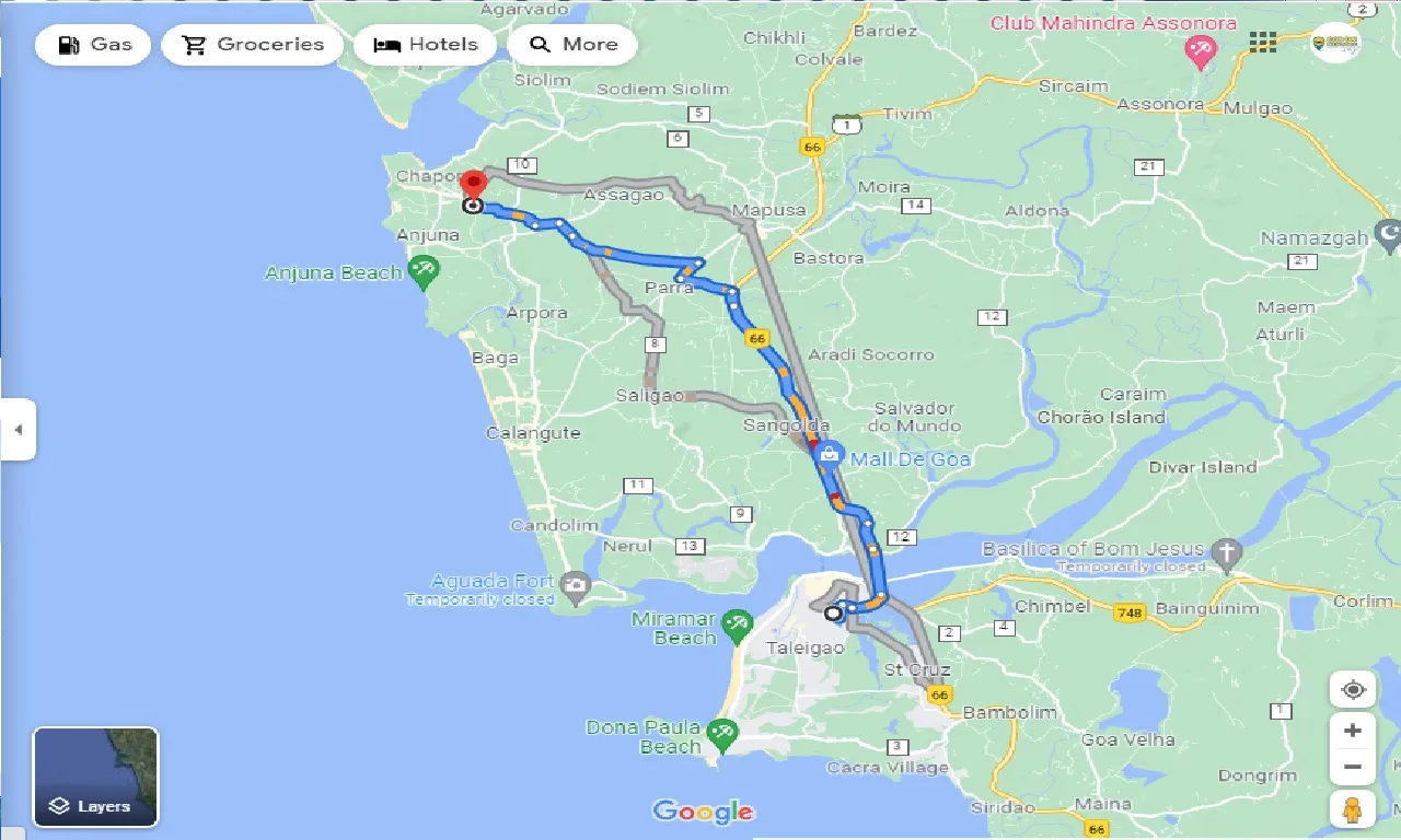 panjim-to-vagator-round-trip