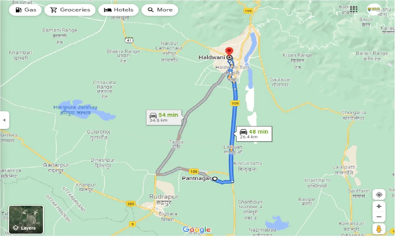 pantnagar-to-haldwani-one-way