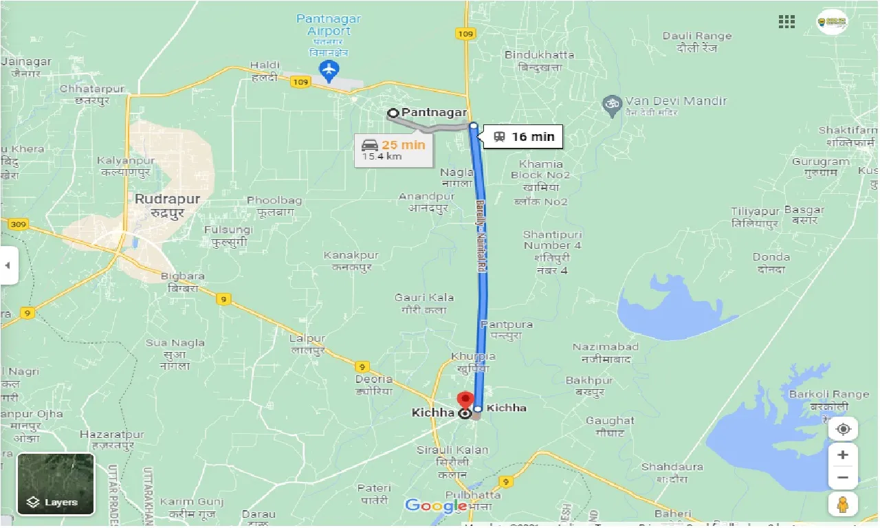 pantnagar-to-kichha-one-way