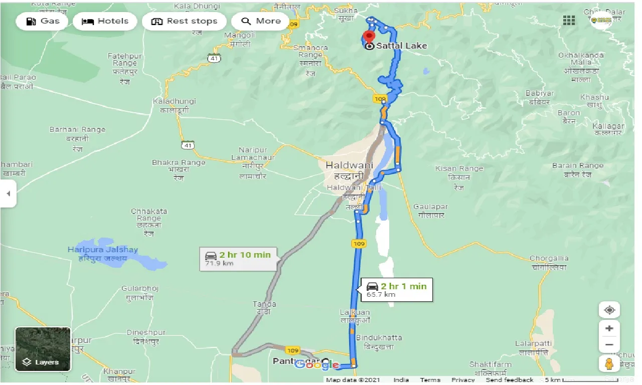 pantnagar-to-sattal-one-way