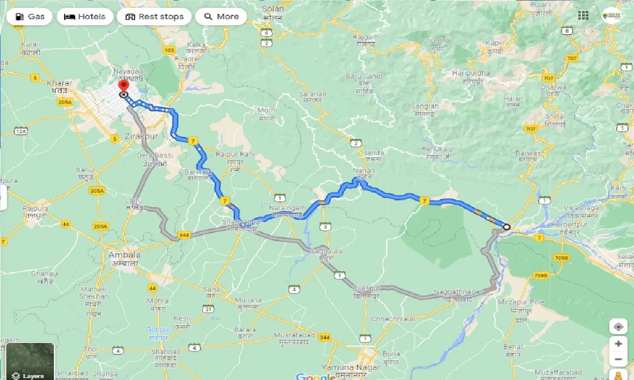 paonta-sahib-to-chandigarh-taxi