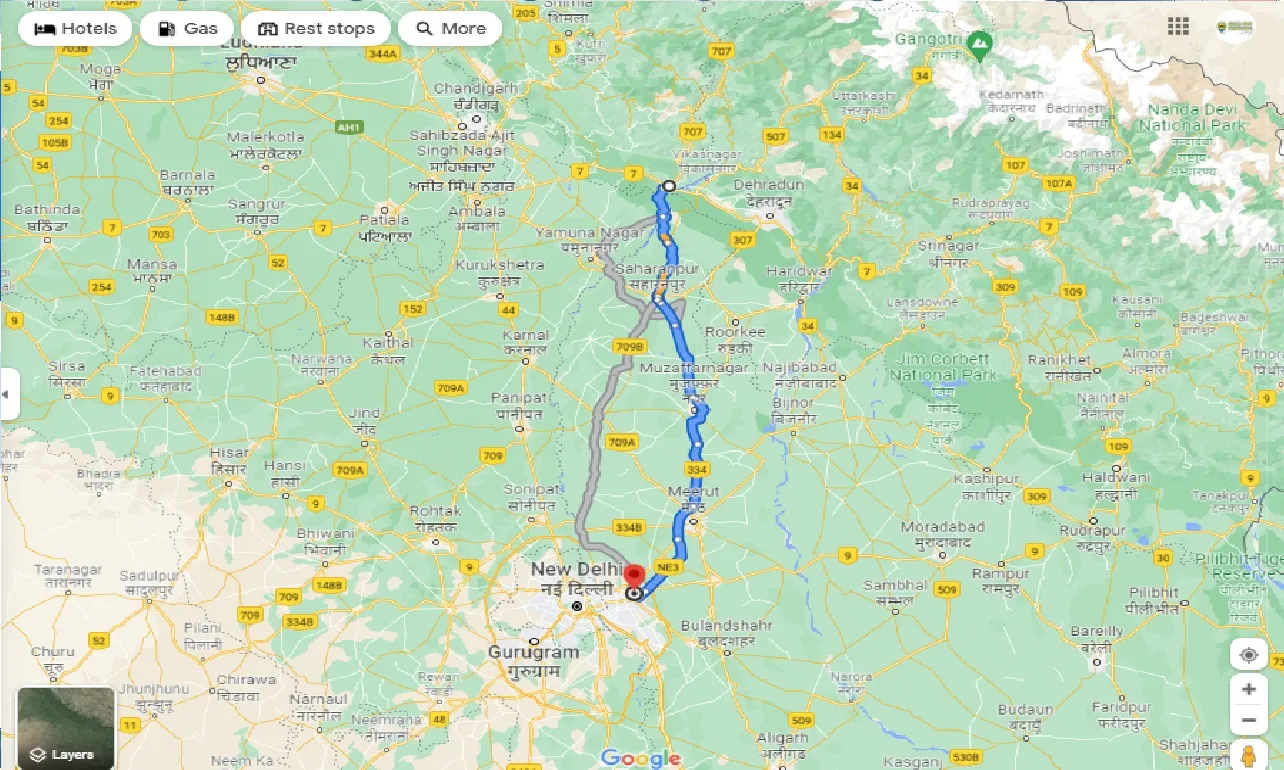 paonta-sahib-to-ghaziabad-one-way