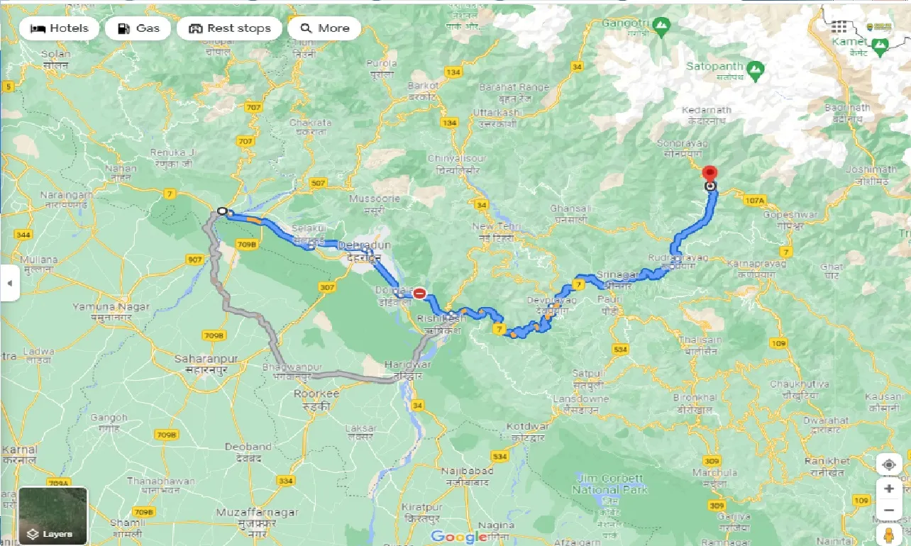 paonta-sahib-to-guptkashi-one-way