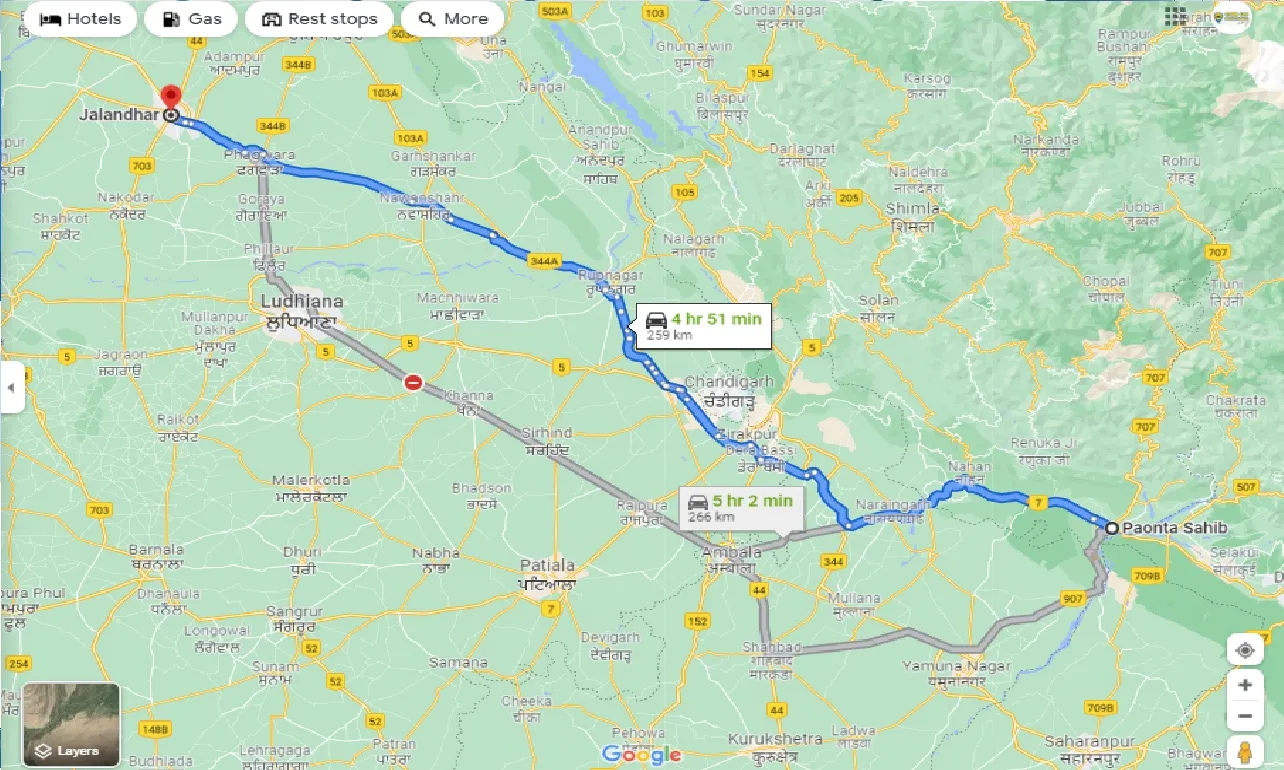 paonta-sahib-to-jalandhar-one-way