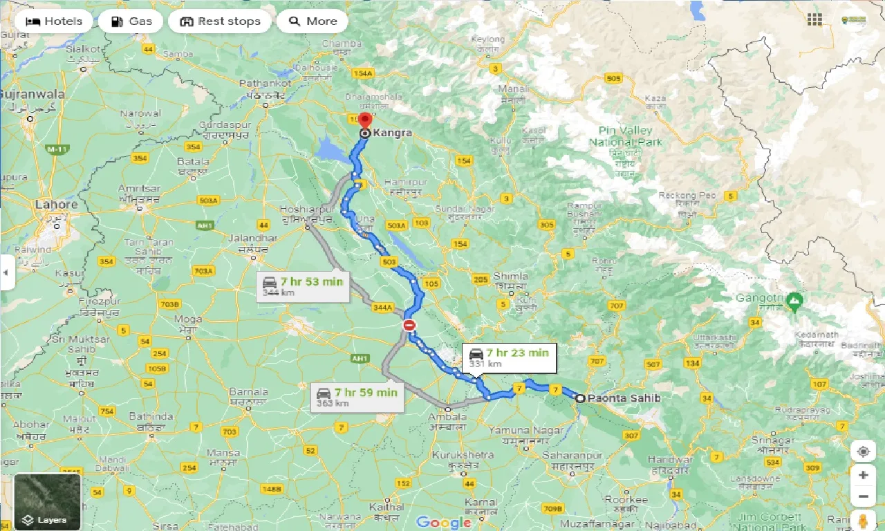 paonta-sahib-to-kangra-one-way