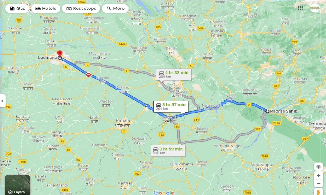 paonta-sahib-to-ludhiana-one-way