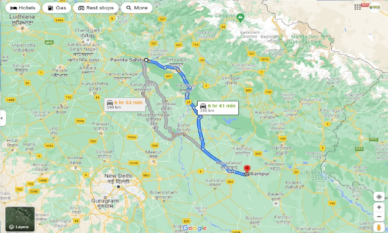paonta-sahib-to-rampur-one-way