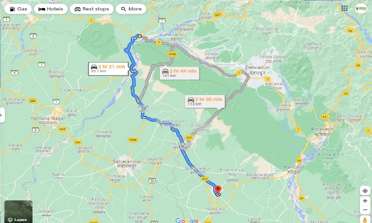 paonta-sahib-to-roorkee-one-way