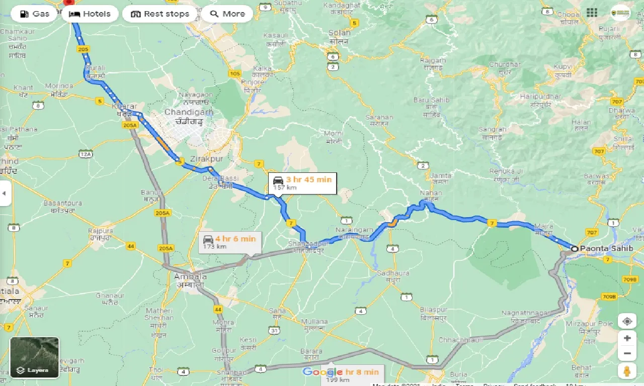 paonta-sahib-to-ropar-one-way