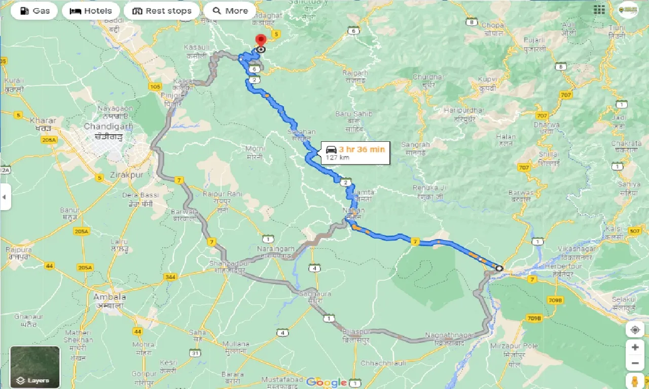 paonta-sahib-to-solan-one-way
