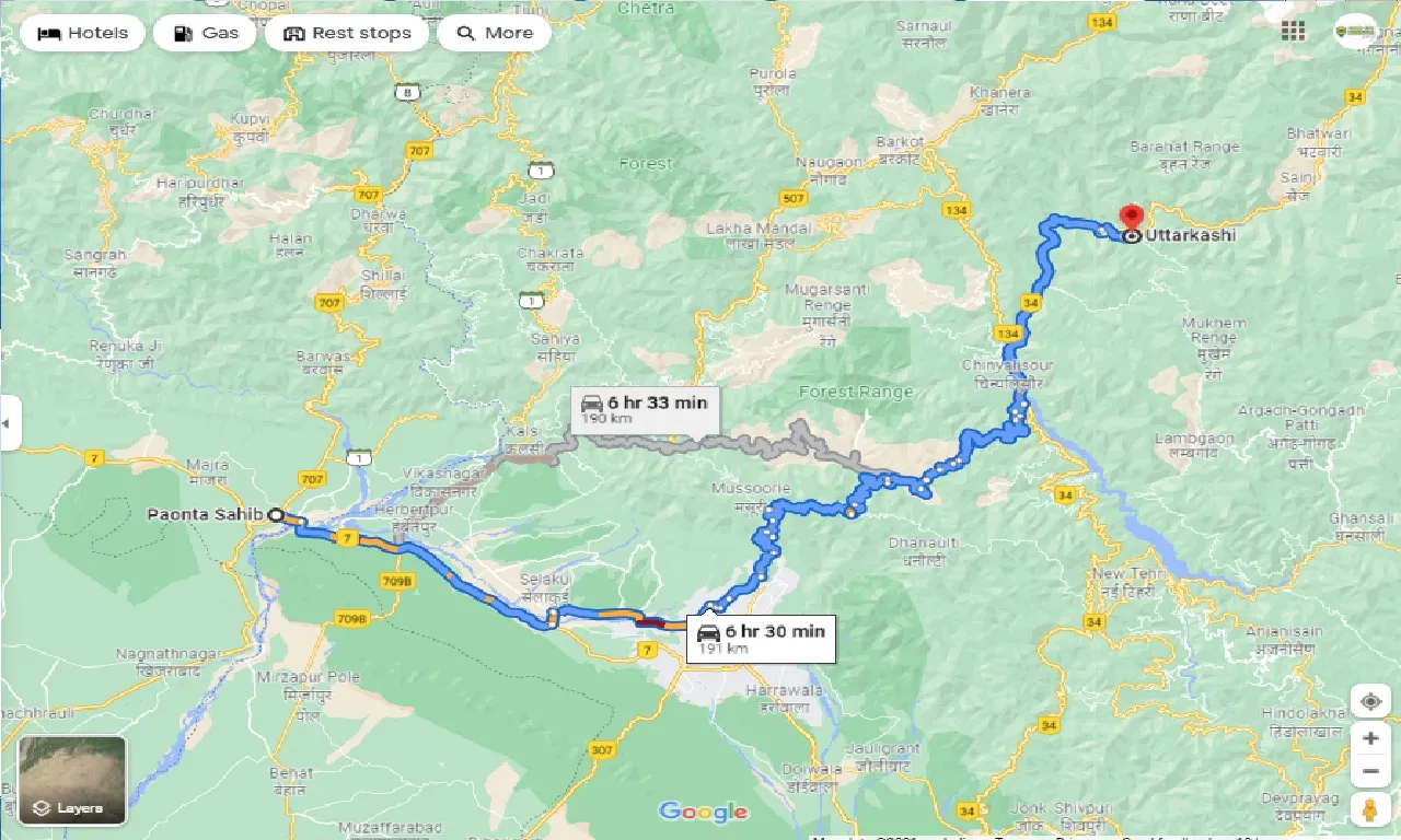 paonta-sahib-to-uttarkashi-taxi