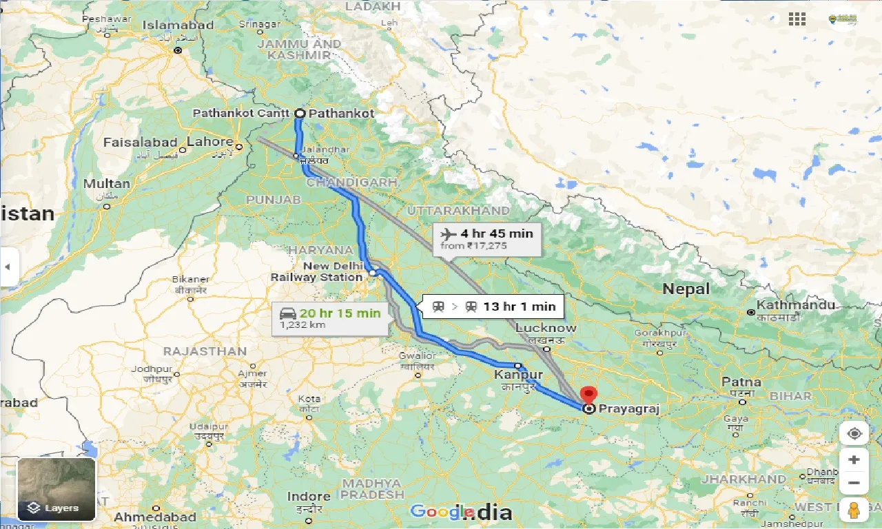 pathankot-to-allahabad-taxi