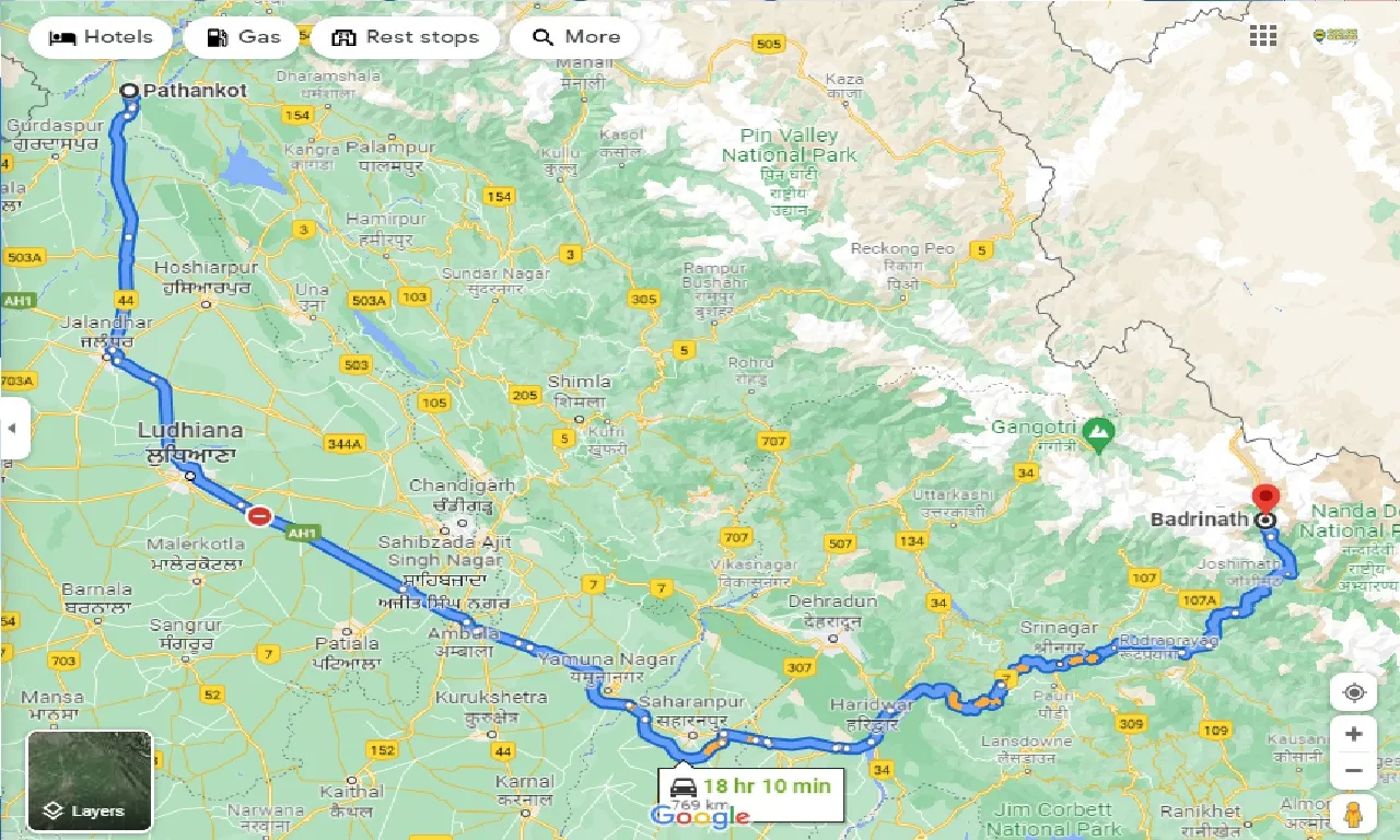 pathankot-to-badrinath-one-way