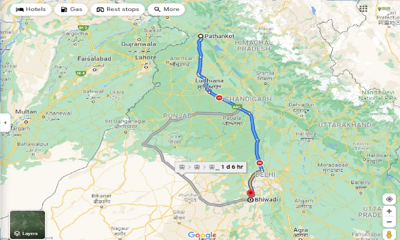 pathankot-to-bhiwadi-one-way
