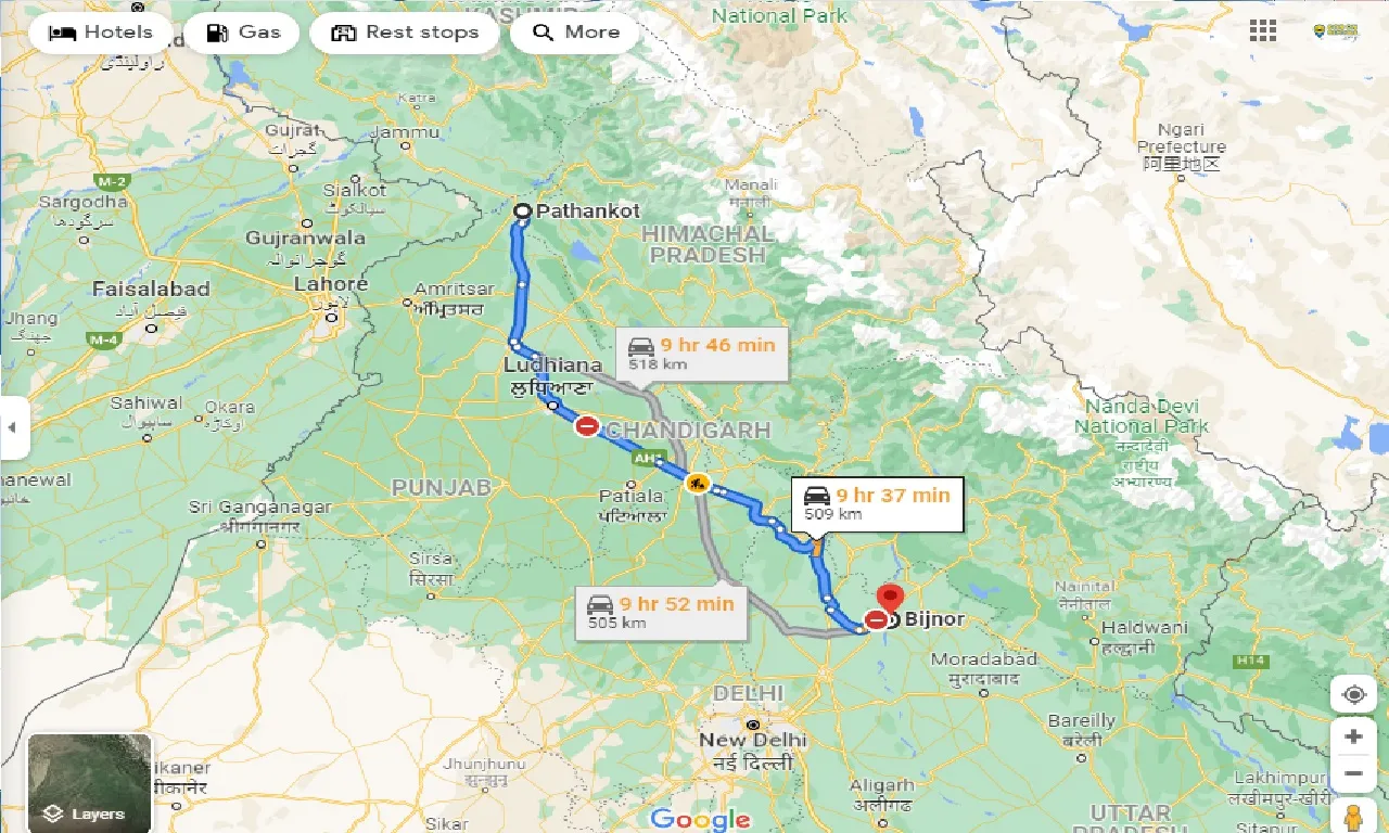 pathankot-to-bijnor-one-way