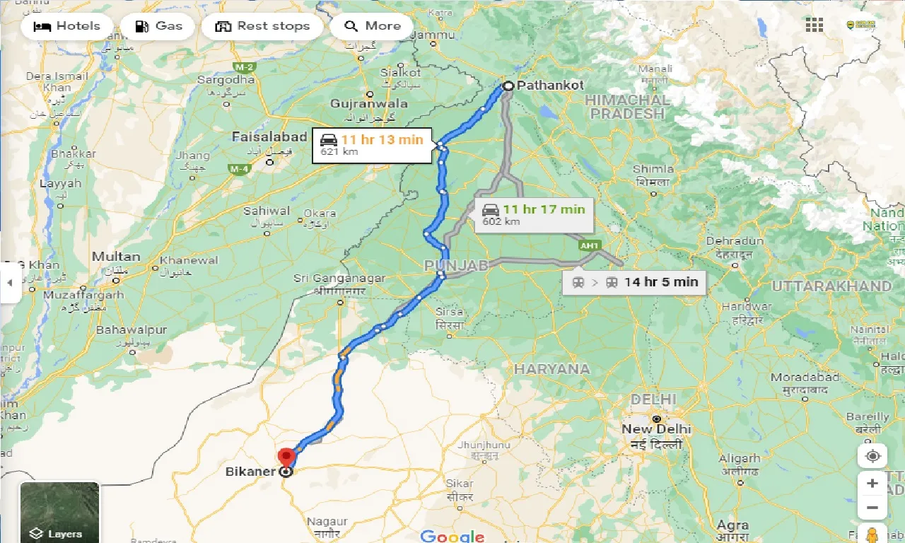 pathankot-to-bikaner-taxi