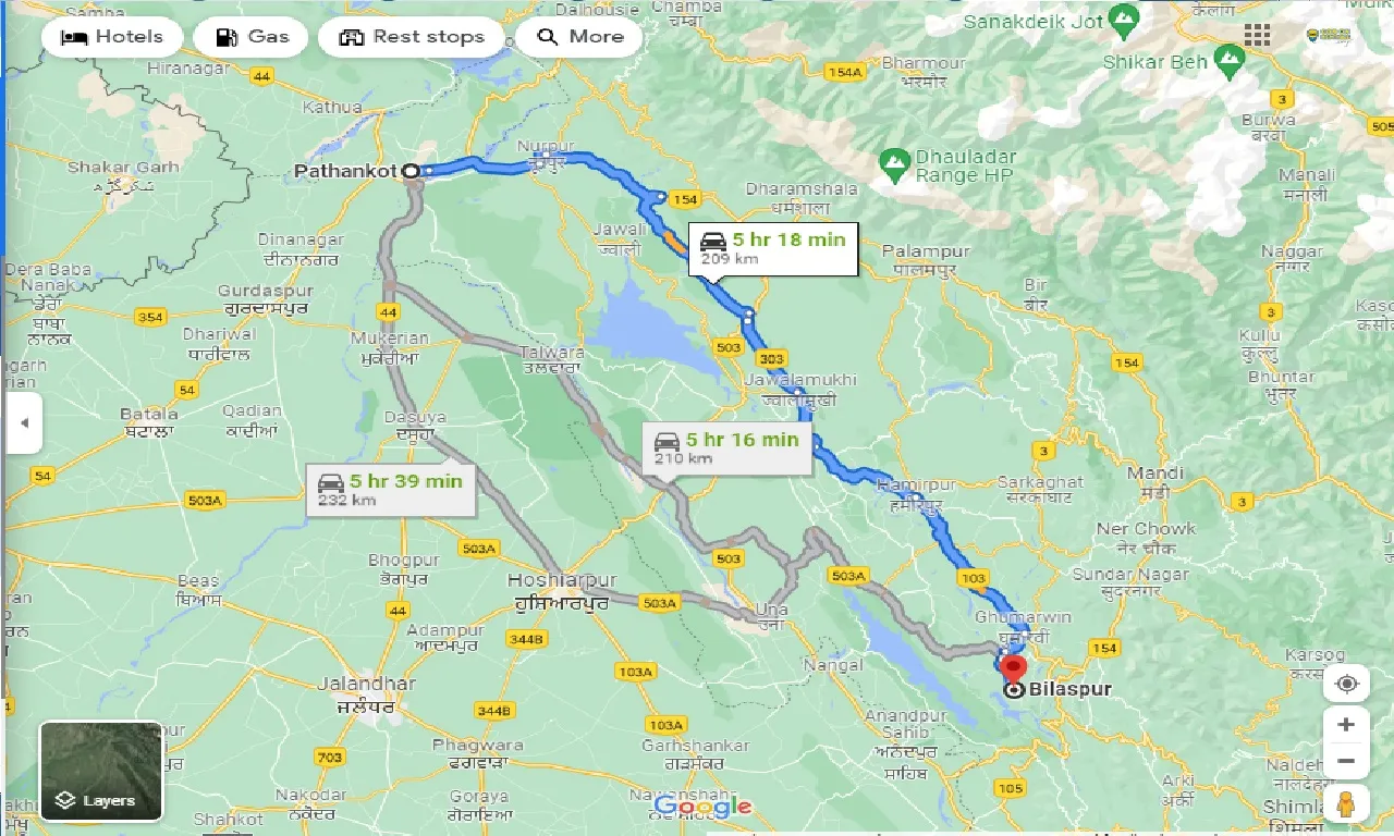 pathankot-to-bilaspur-hp-one-way