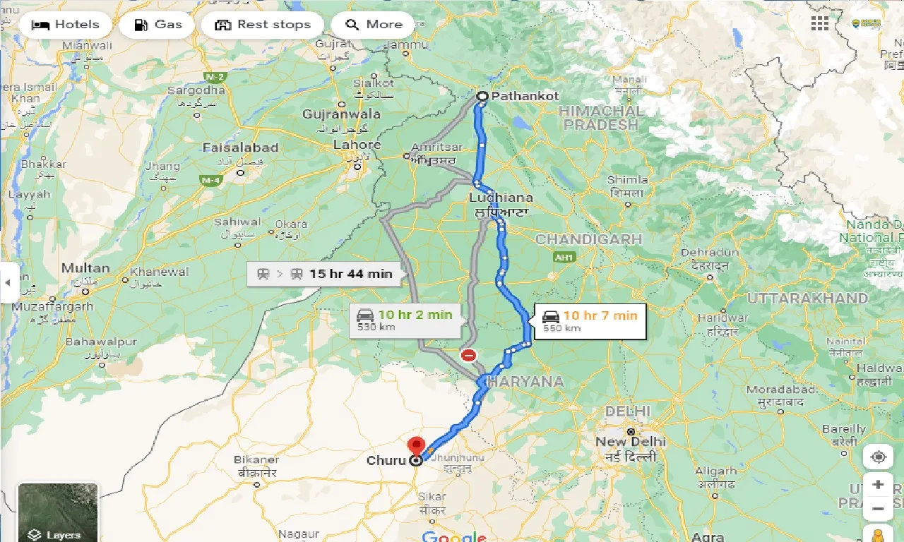 pathankot-to-churu-taxi